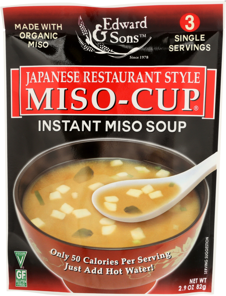 Edwars & Sons, Miso-Cup, Natural Instant Soup - 043182000987