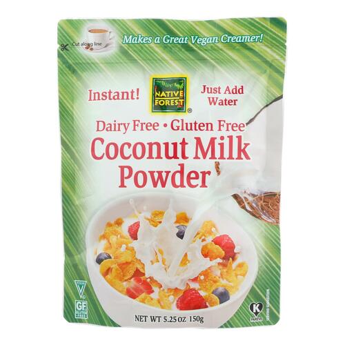 Native Forest Vegan Milk Powder - Coconut - Case Of 6 - 5.25 Oz. - 0043182001014