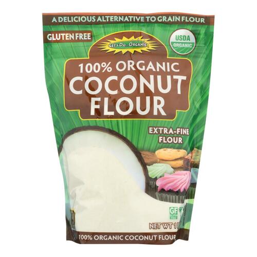 Let's Do Organics Organic Flour - Coconut - Case Of 6 - 16 Oz. - 043182005241