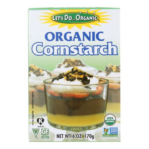 Let's Do Organics Cornstarch - Organic - 6 Oz - Case Of 6 - 0043182005296