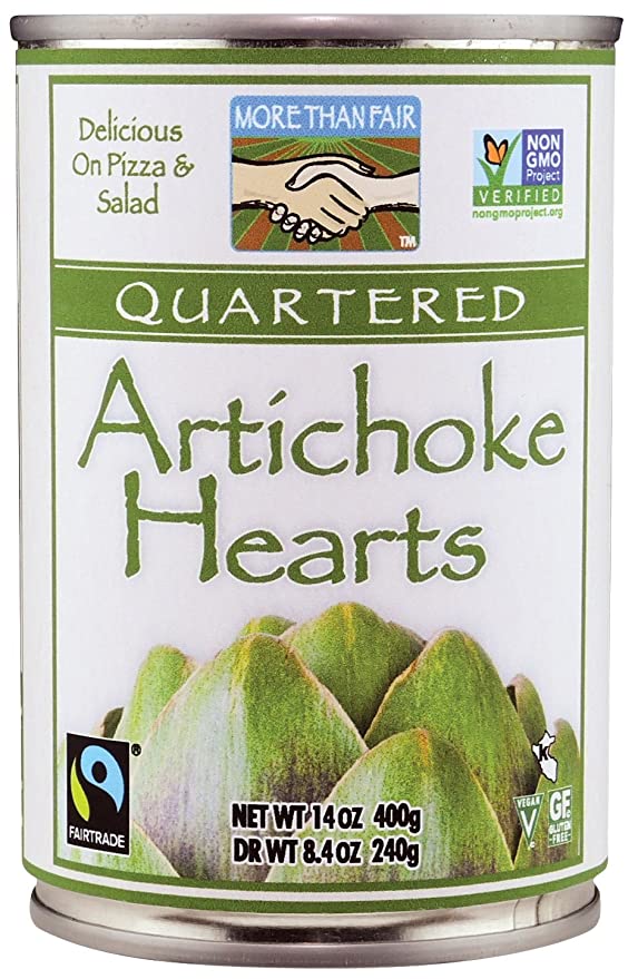 More Than Fair Quartered Artichoke Hearts, 14 Ounce Can - 043182007917