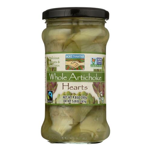 More Than Fair Whole Artichoke Heart - Case Of 6 - 9.8 Oz. - 043182007924