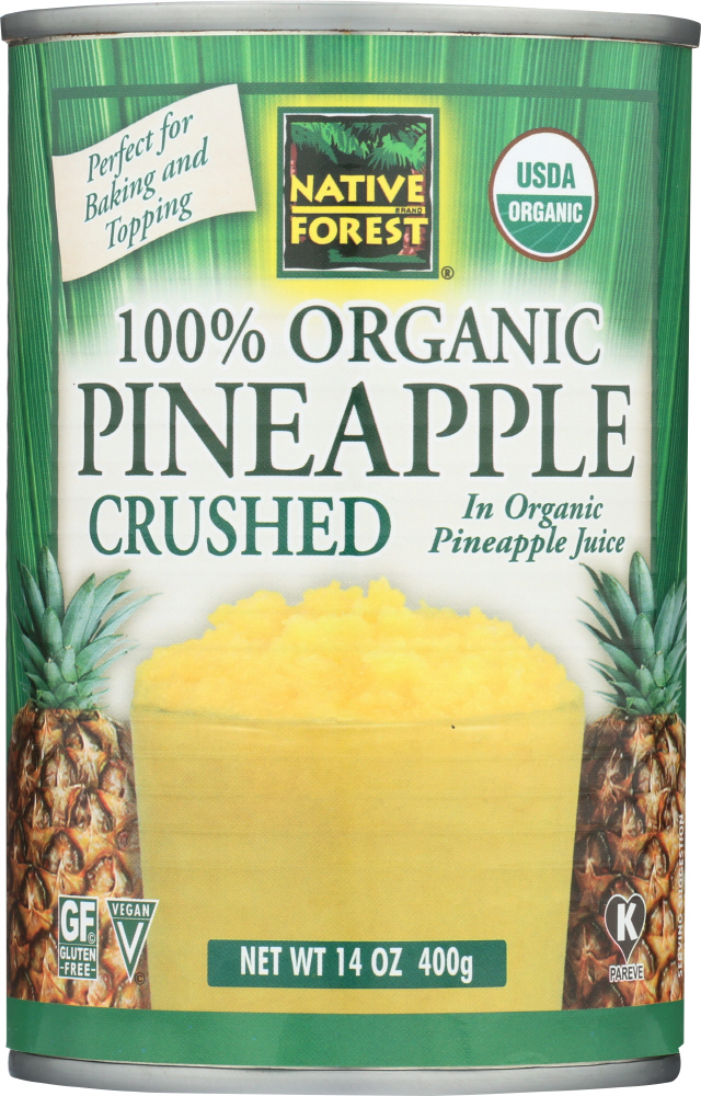 Native Forest Organic Pineapple - Crushed - Case Of 6 - 14 Oz. - 043182008549