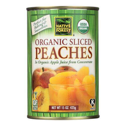 Native Forest Organic Sliced - Peaches - Case Of 6 - 15 Oz. - 043182008594