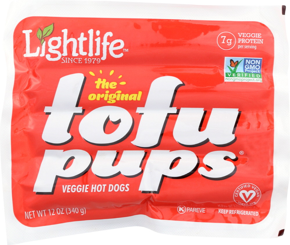 LIGHTLIFE: Tofu Pups Original, 12 oz - 0043454100100