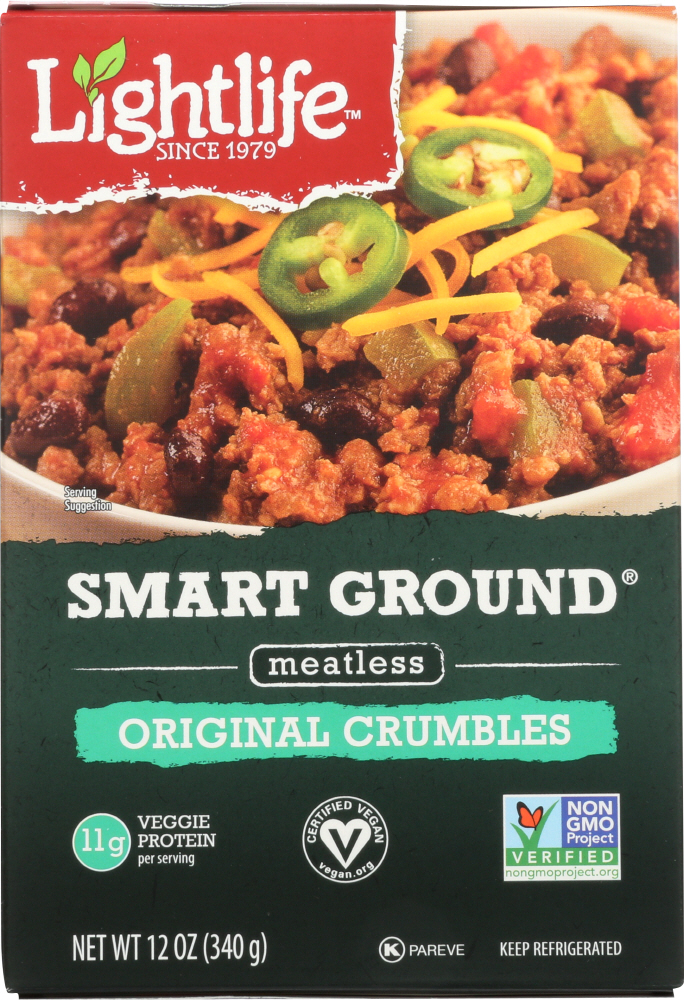 LIGHTLIFE: Smart Ground Plant Based Original, 12 oz - 0043454100155