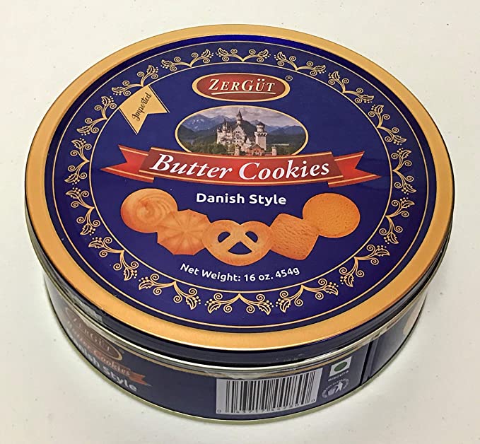 ZerGut Butter Cookies Danish Style 16oz  - 043717442800