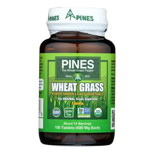 Pines, wheat grass tablets, 500 mg - 0043952000018