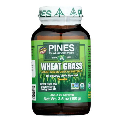 PINES: International Wheat Grass Powder, 3.5 oz - 0043952000278