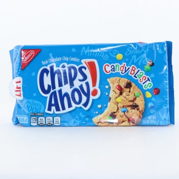 Nabisco chips ahoy! cookies candy 1x12.400 oz - 0044000032258
