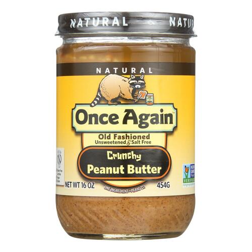Unsweetened crunchy peanut butter, unsweetened crunchy - 0044082031217