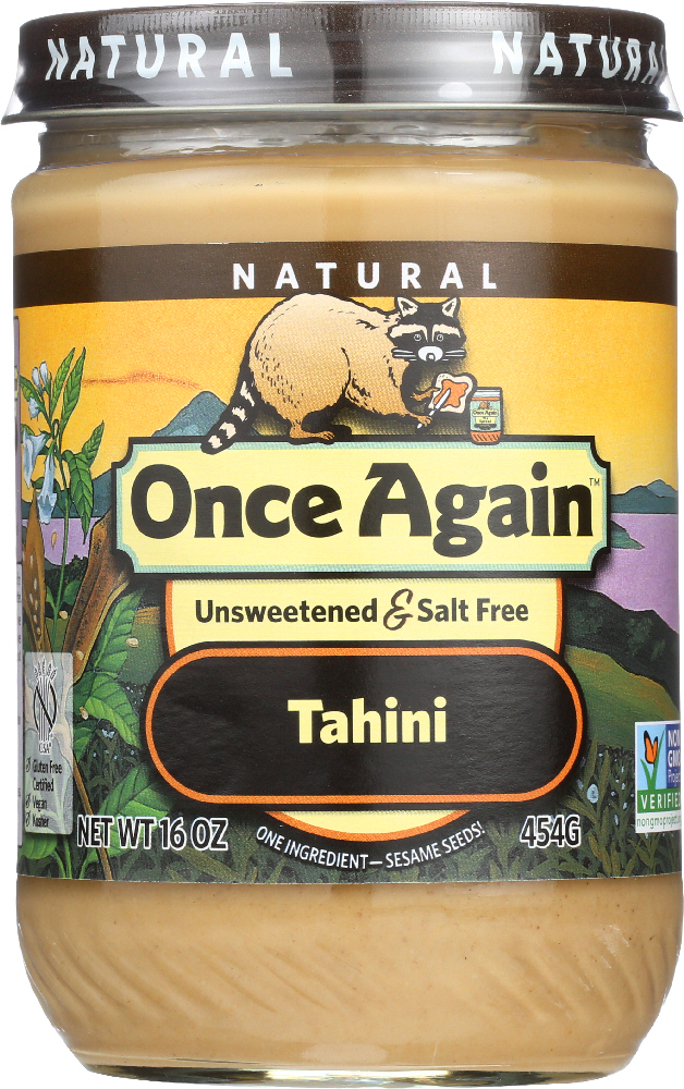 Unsweetened Creamy Tahini Only Sesame Seeds, Unsweetened Creamy - 044082035413