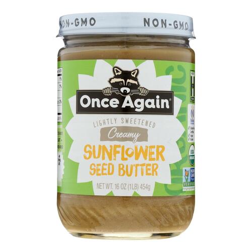 Once Again - Sunflower Butter Smooth - Case Of 6-16 Oz - 044082530314