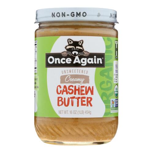 Once Again, Organic Creamy Cashew Butter - 044082533414