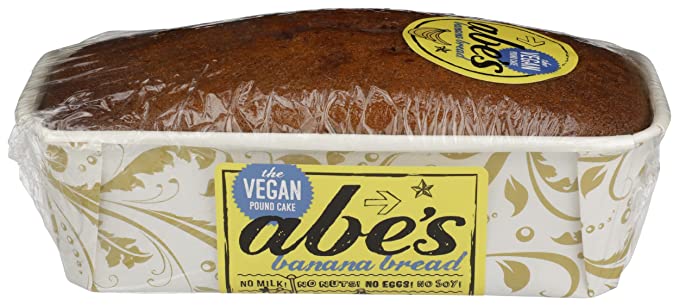  Abe's, Vegan Banana Bread Pound Cake, FROZEN  - 044261730573