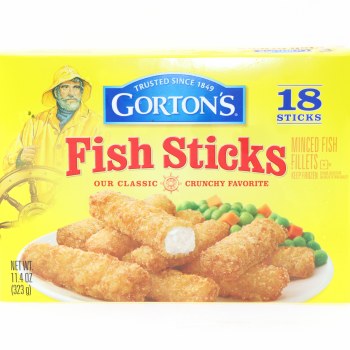 Gorton's, fish sticks minced fish fillets - 0044400156509