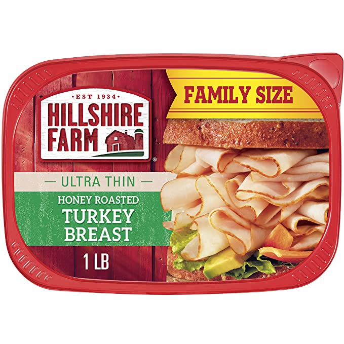 Hillshire Farm Ultra Thin Sliced Deli Lunch Meat, Honey Roasted Turkey Breast, 16 oz - hillshire