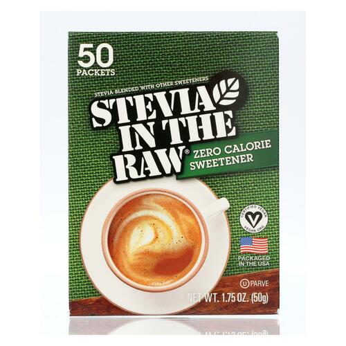 Stevia In The Raw Sweetener - Packets - Case Of 12 - 50 Count - 044800750055
