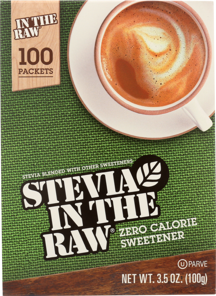 IN THE RAW: Stevia Raw, 100 pc - 0044800750109