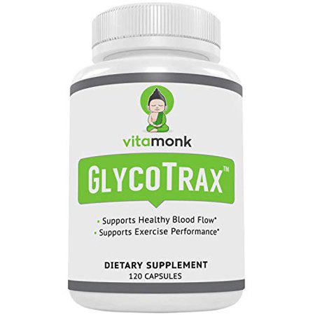 GlycoTrax? GPLC Extra Large Bottle - 120 Capsules of High-Absorption Glycine Propionyl-L-Carnitine with No Artificial Fillers - Glycine Propionyl L Carnitine Supplement - 045079325531