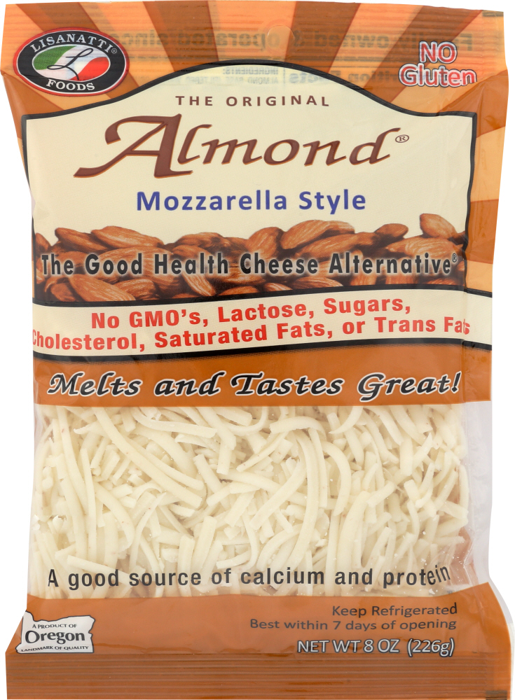Mozzarella Style Almond, Mozzarella Style - 045296081029