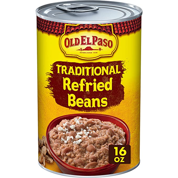  Old El Paso Traditional Refried Beans, 16 oz.  - 046000821214