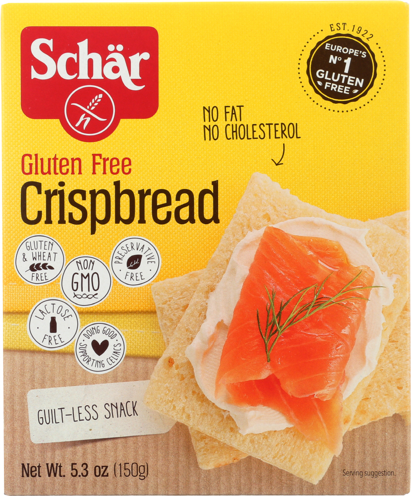 Schar - Crispbread Gluten Free - Case Of 6-5.3 Oz - 046296226090