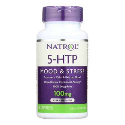 NATROL: 5-HTP 100 mg, 30 Capsules - 0047469040932