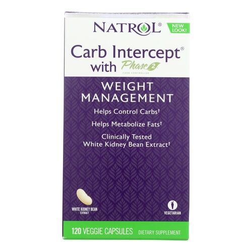 NATROL: Carb Intercept with Phase 2 Carb Controller, 120 cp - 0047469042912