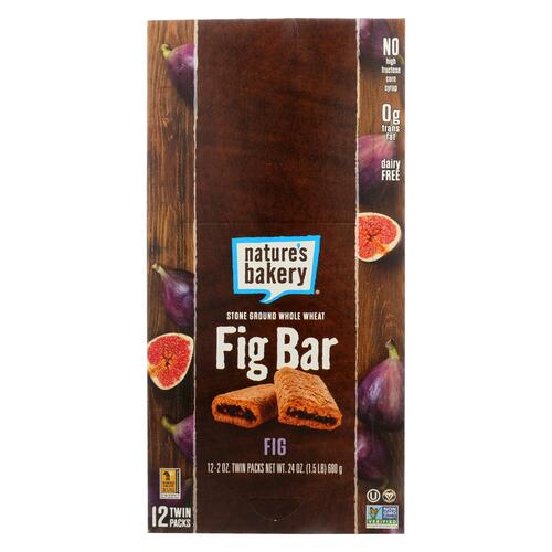 Nature's Bakery Stone Ground Whole Wheat Fig Bar - Original - Case Of 12 - 2 Oz. - 0047495117806