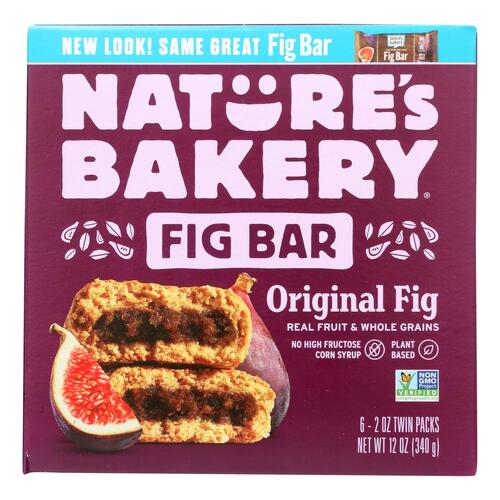 Nature's Bakery Stone Ground Whole Wheat Fig Bar - Original - Case Of 6 - 2 Oz. - 047495210026