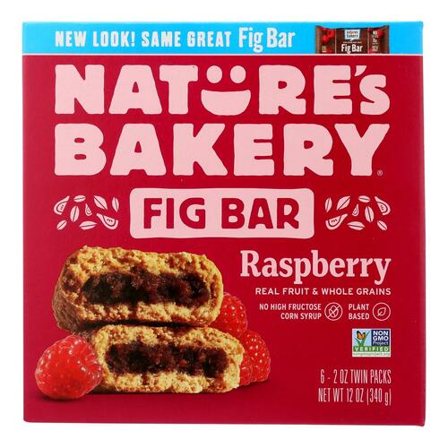 NATURE’S BAKERY: Stone Ground Whole Wheat Raspberry Fig Bar, 12 oz - 0047495210040