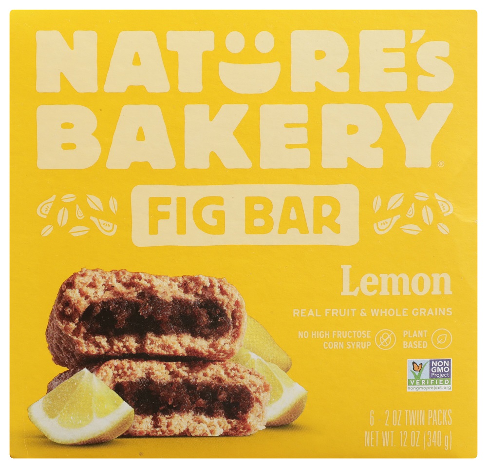 NATURE’S BAKERY: Lemon Fig Bar, 12 oz - 0047495210071