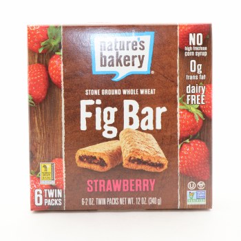 Strawberry real fruit & whole grains fig bar, strawberry - 0047495210194