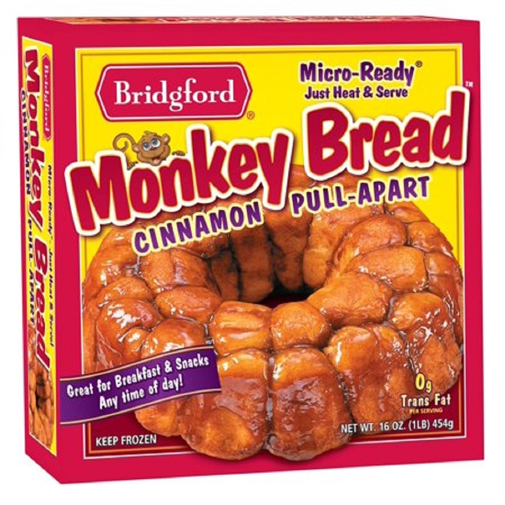 BRIDGFORD: Cinnamon Pull-Apart Monkey Bread, 16 oz - 0047500008921