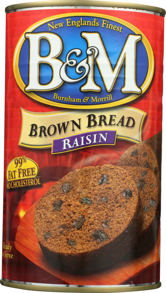 B & M: Bread Brown Raisin, 16 oz - 0047800340042