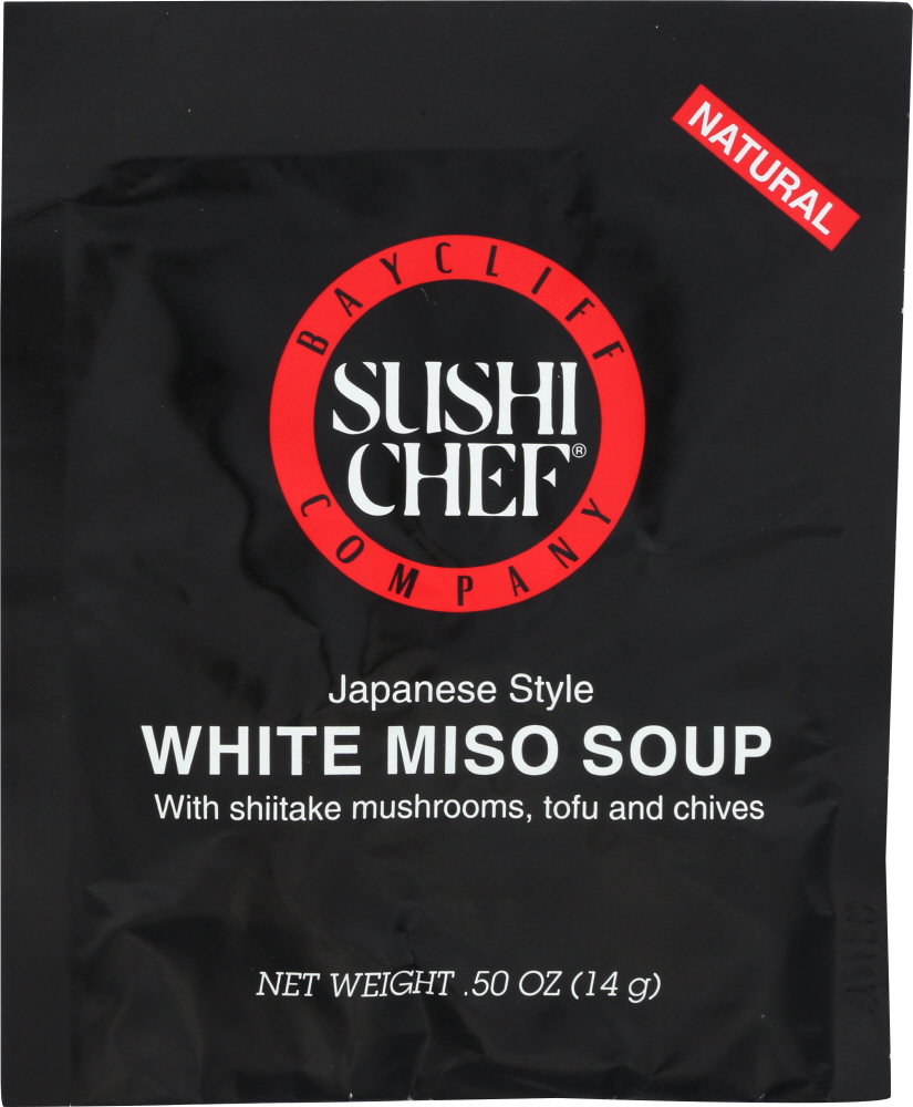 SUSHI CHEF: Japanese Style White Miso Soup, 0.5 oz - 0047834063016