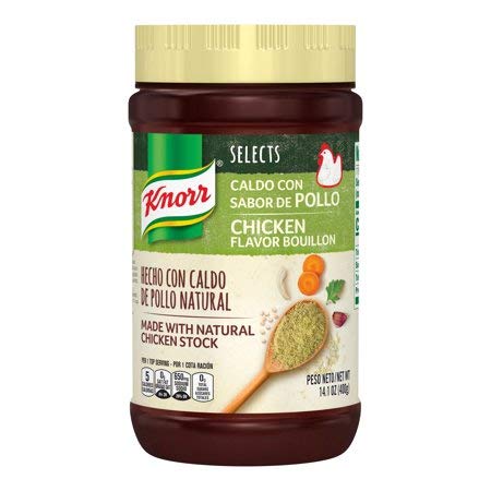 Knorr Selects Chicken Boullion No MSG 14.1 Ounces - 048001006614