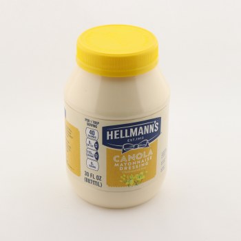 Canola cholesterol free mayonnaise dressing - 0048001213920