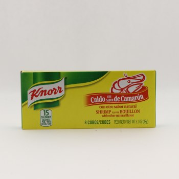 Knorr, bouillon, shrimp flavor with other natural flavor - 0048001219830