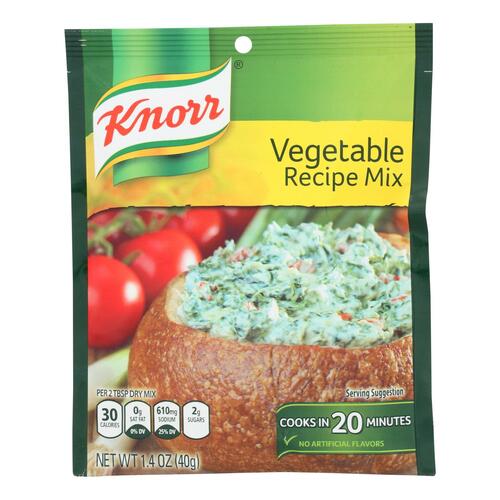 Knorr Recipe Mixes - Vegetable - Case Of 12 - 1.4 Oz. - 0048001221291