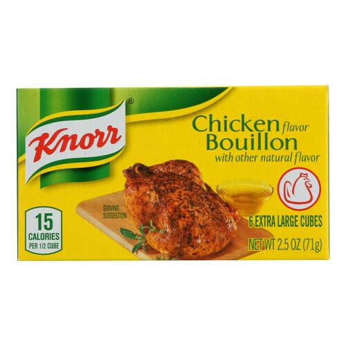 Knorr, Bouillon, Chicken Flavor With Other Natural Flavor - 048001701014