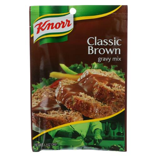 KNORR: Classic Brown Gravy Mix, 1.2 Oz - 0048001703070