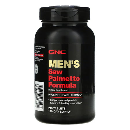 Men s Saw Palmetto Formula 240 Tablets GNC - 048107117191