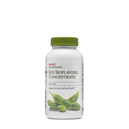 GNC SuperFoods Soy Isoflavone Concentrate 90 Capsules Supports for Bone and - 048107125349