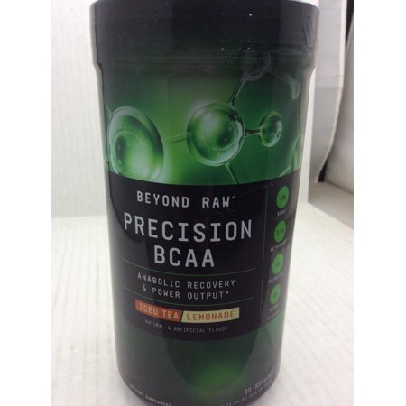 Beyond Raw Precision BCAA Powder Anabolic Recovery & Power Output Iced Tea Lemonade 30 Servings - 048107212506