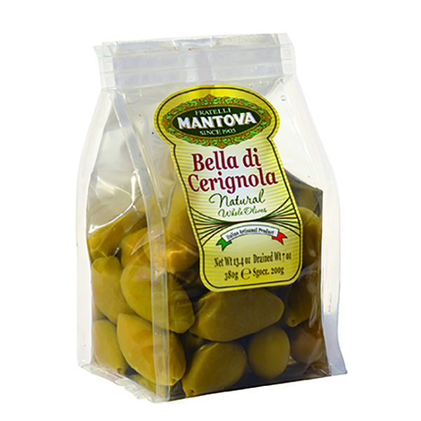 MANTOVA: Olive Bella Di Cerignola, 7 oz - 0048176940102