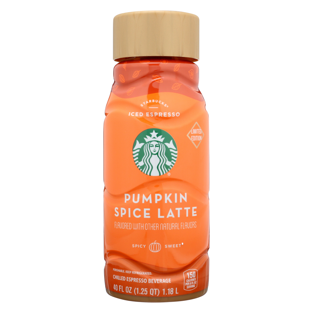 Pumpkin Spice Latte Flavored Chilled Iced Espresso Beverage, Pumpkin Spice Latte - pumpkin