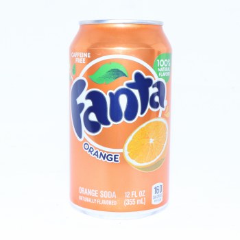 Fanta Orange Soda Can, 12 Fl Oz - 00049000014235