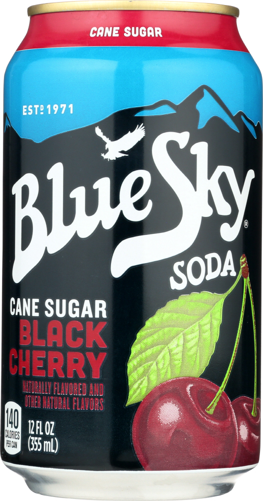 Blue Sky Black Cherry Can, 12 Fl Oz - 00049000069341